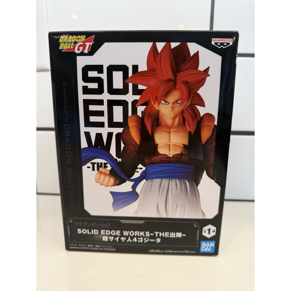 BANPRESTO Dragon Ball GT Solid Edge Works – Super Saiyan 4 Gogeta Figure New